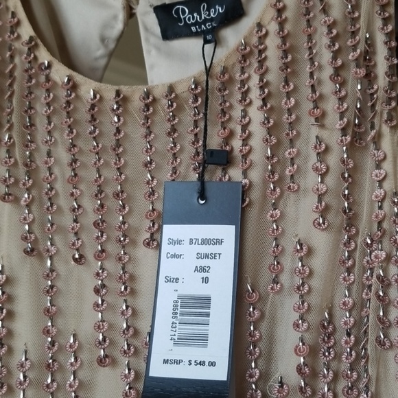 Parker Black Sunset Allegra Dress NWT - Picture 8 of 8
